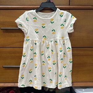 Hanna Andersson Moon and Back Floral Print Dress